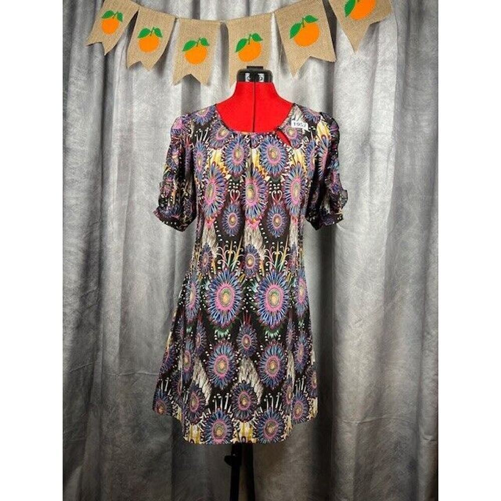 Pinky Size Small Ruffle Sleeve Dress Elasticated Waist, Pattern, Summer